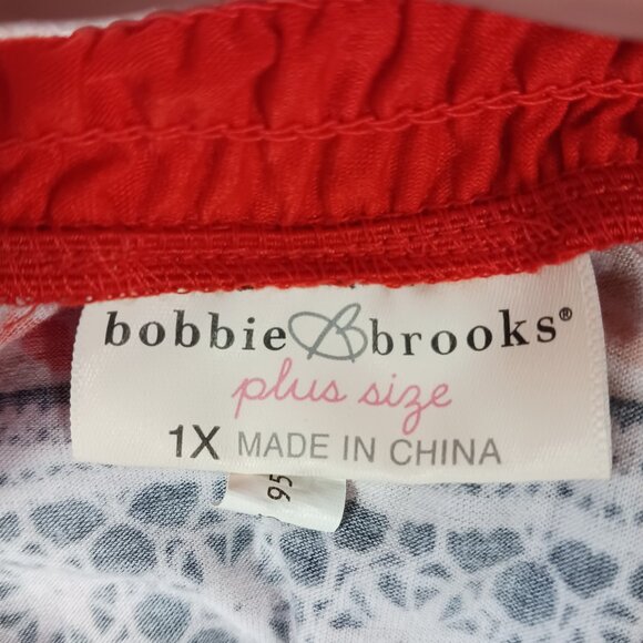 Bobby Brooks Plus Size 1X Dress, Tube Top Style W/ Asymmetrical Bottom, Vibrant - Picture 2 of 12